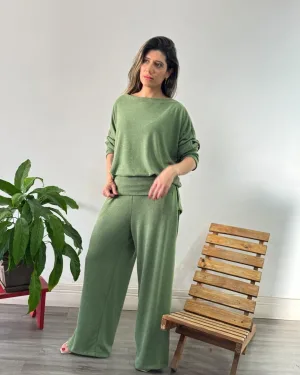 Conjunto Paula em Lanzinha - Verde